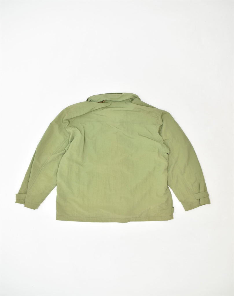 STEFANEL Boys Hooded Rain Jacket 12-13 Years Green Polyamide | Vintage | Thrift | Second-Hand | Used Clothing | Messina Hembry 