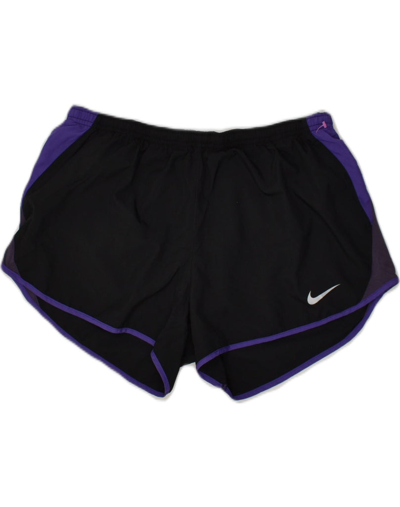 NIKE Girls Dri Fit Sport Shorts 15-16 Years XL  Black Polyester | Vintage Nike | Thrift | Second-Hand Nike | Used Clothing | Messina Hembry 