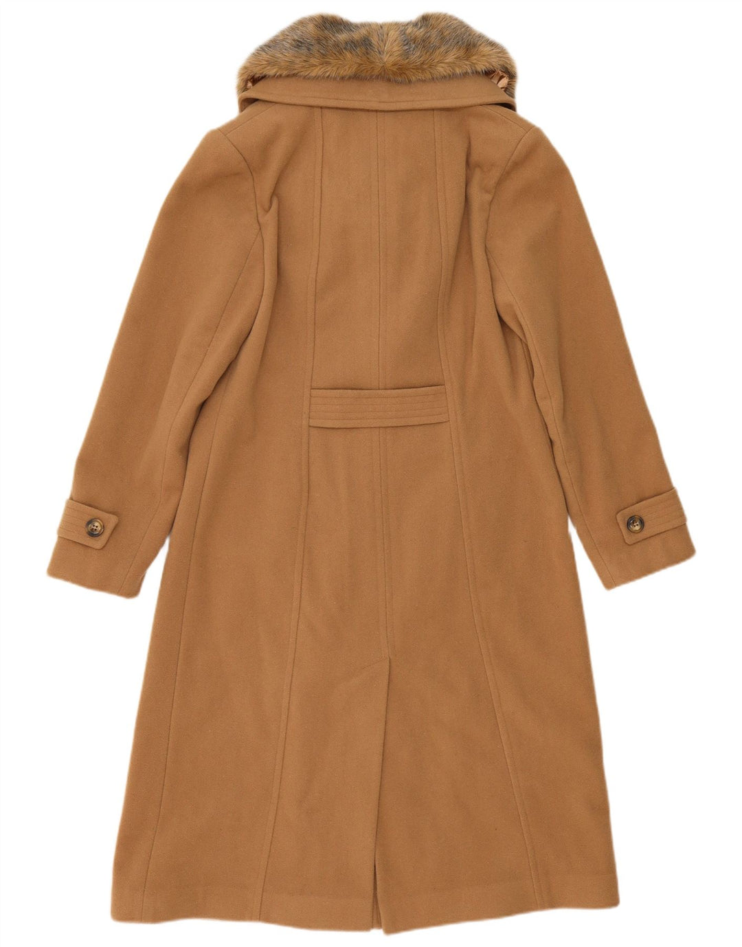 Debenhams Womens Classics Overcoat UK 12 Medium Brown