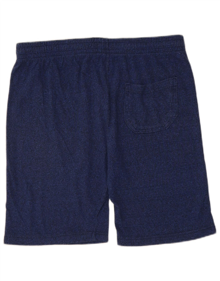 Champion Mens Sport Shorts XL Navy Blue Flecked Cotton