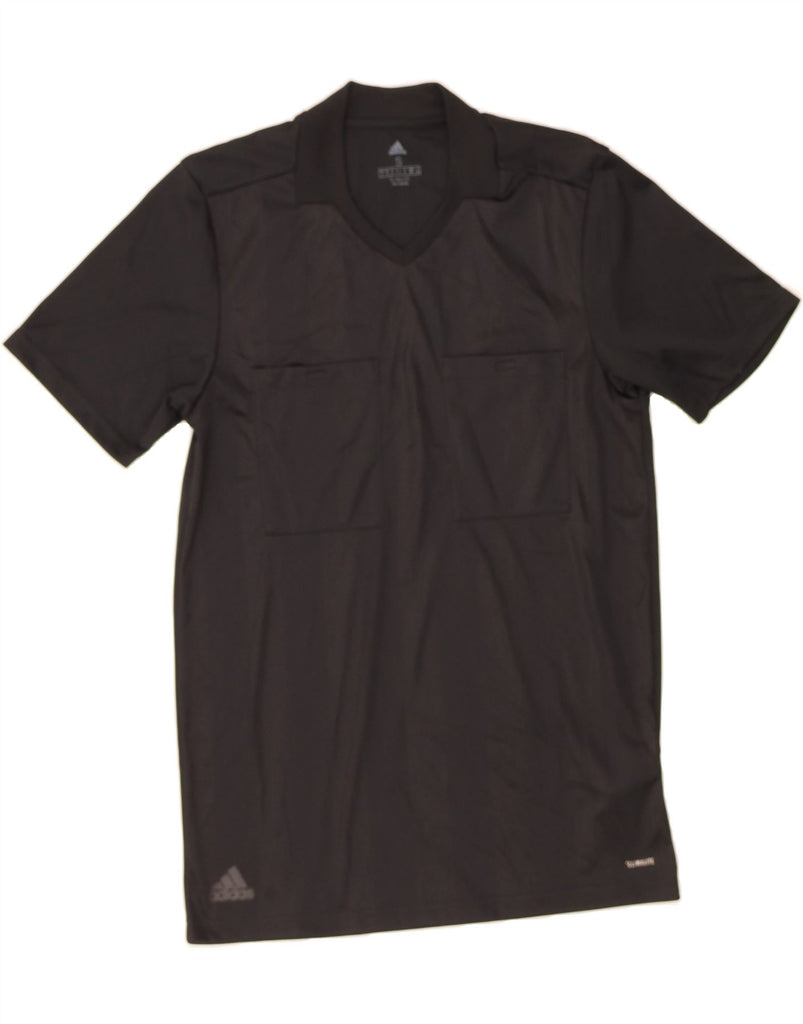 ADIDAS Mens Climalite Polo Shirt Small Black Polyester Vintage Adidas and Second-Hand Adidas from Messina Hembry 