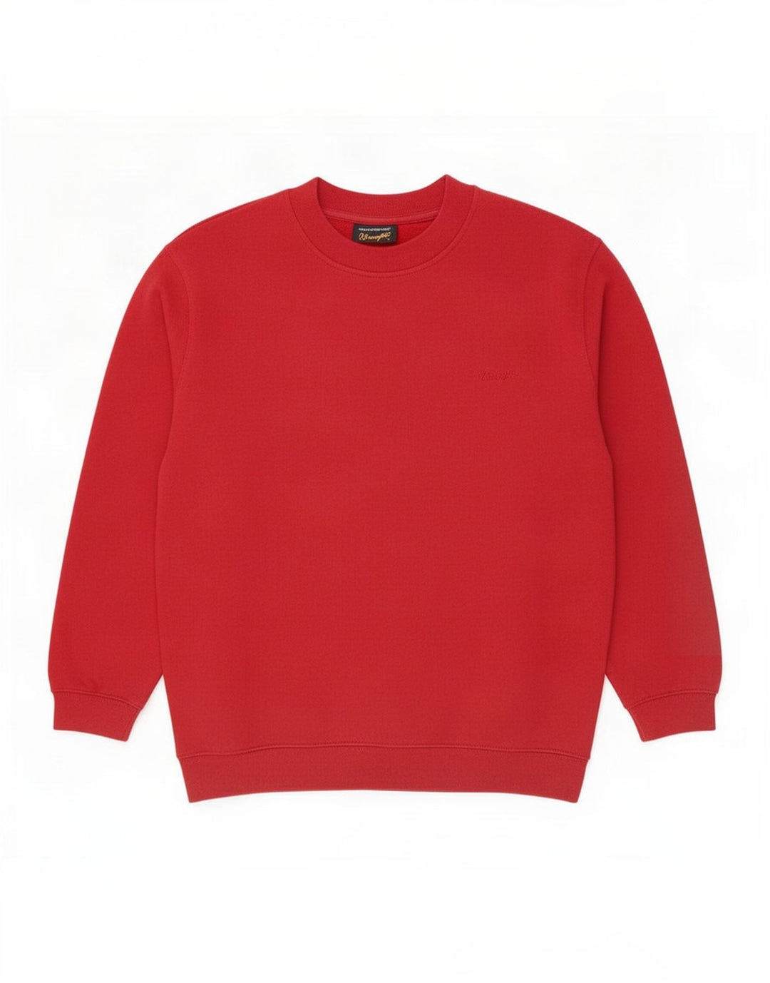 Wrangler Mens Sweatshirt Jumper Large Red Cotton