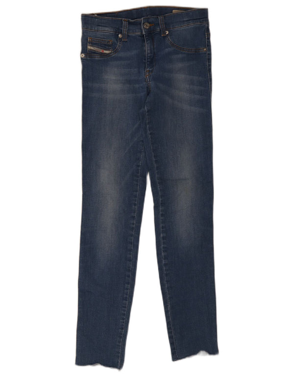 Diesel Girls Skinny Jeans 15-16 Years W26 L28 Blue Cotton