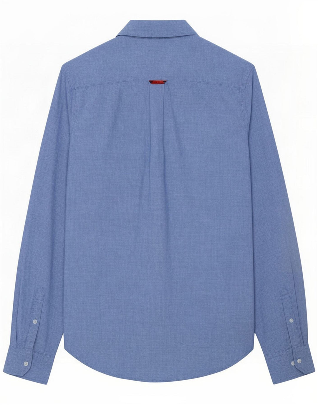 Superdry Mens Shirt Medium Blue Flecked Linen
