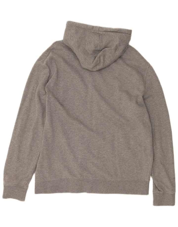 MARKS & SPENCER Mens Zip Hoodie Sweater XL Grey Cotton