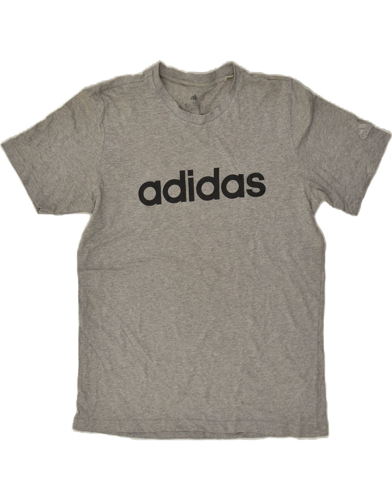 ADIDAS Mens Graphic T-Shirt Top Medium Grey Cotton | Vintage Adidas | Thrift | Second-Hand Adidas | Used Clothing | Messina Hembry 