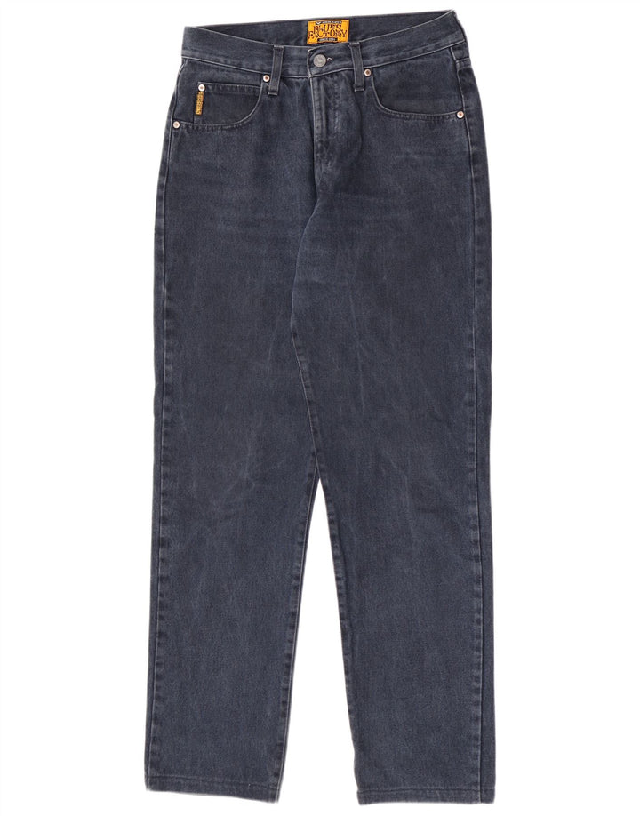 Armani Womens Straight Jeans W32 L32 Navy Blue Cotton