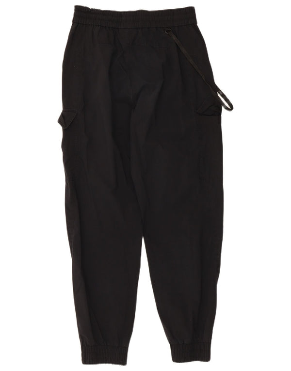 Fila Mens Cargo Tracksuit Trousers Joggers Medium Black Cotton