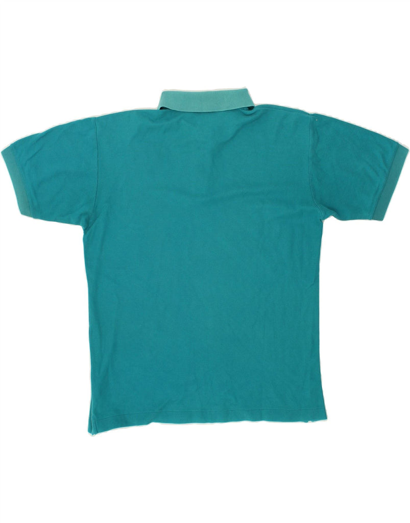 FILA Mens Polo Shirt IT 50 Medium Blue Cotton | Vintage Fila | Thrift | Second-Hand Fila | Used Clothing | Messina Hembry 