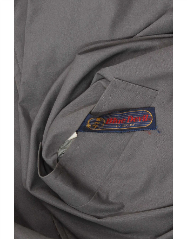 Blue Devil Mens Reversible Overcoat UK 38 Medium Grey