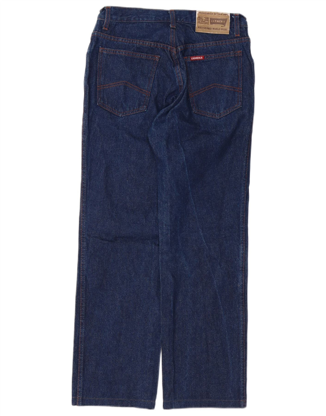 CARRERA Mens Straight Jeans IT 46 Small W30 L28 Blue Cotton