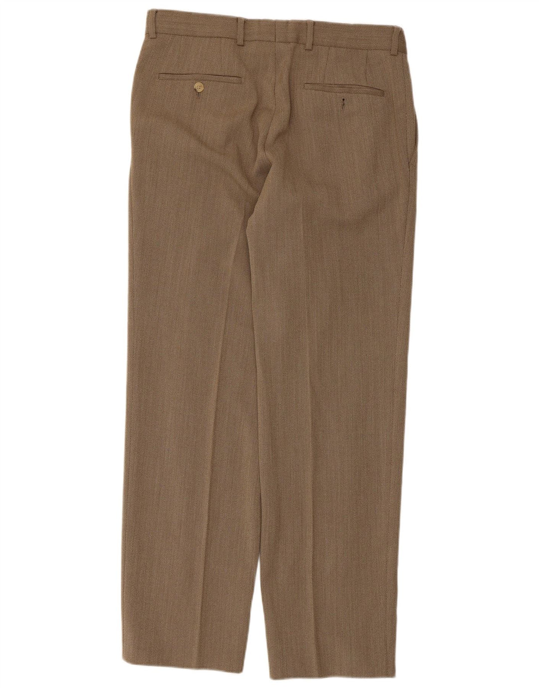 Hugo Boss Mens Straight Suit Trousers IT 48 Medium W34 L30 Brown