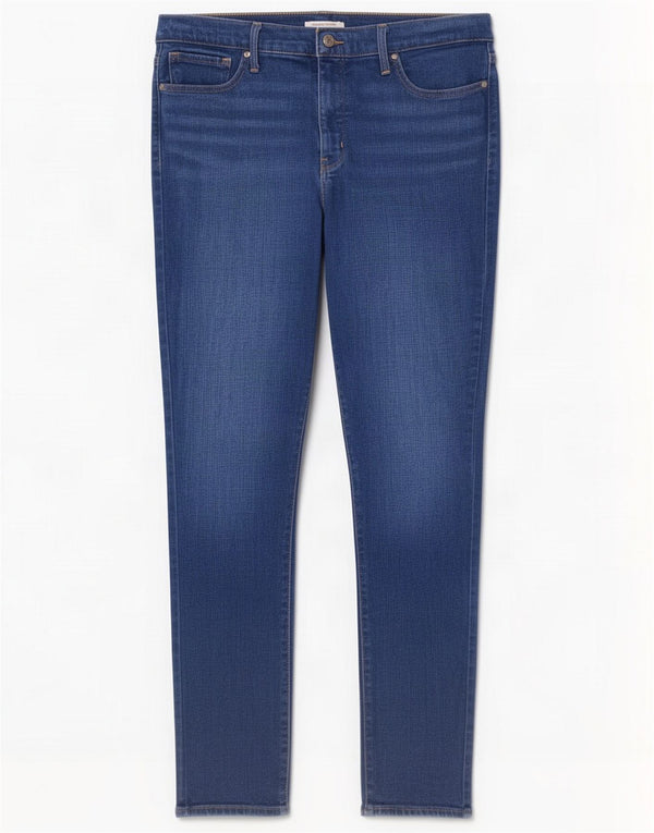 Levi's Womens 311 Shaping Skinny Jeans W34 L32 Blue Cotton