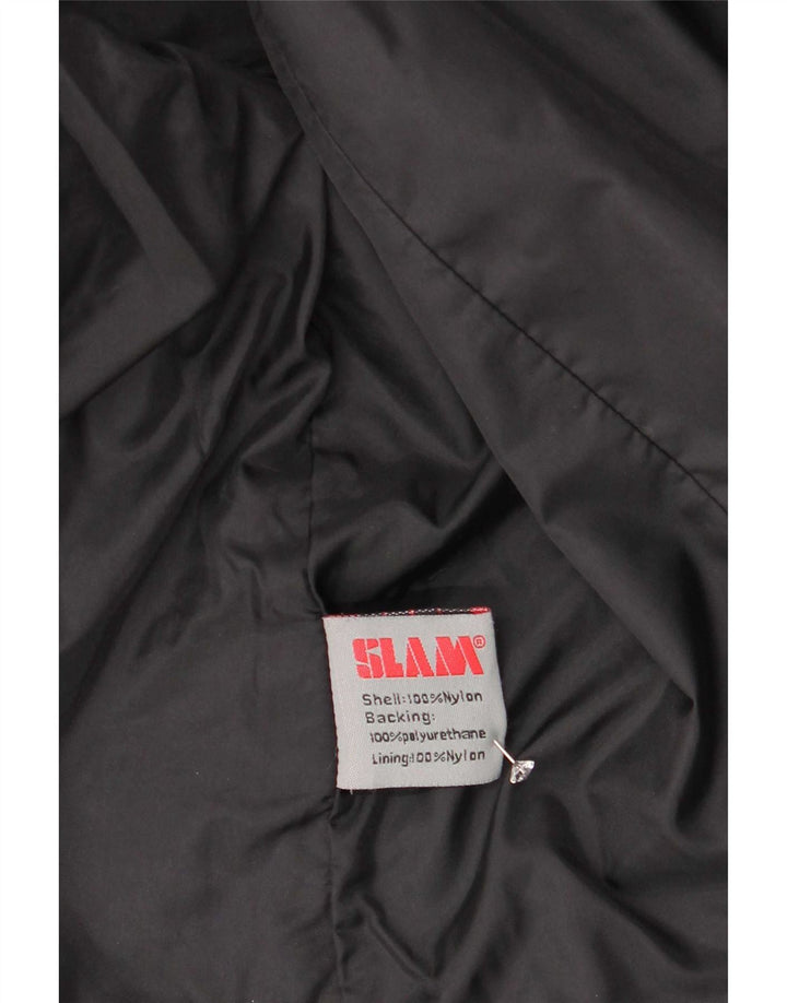 Slam Womens Hooded Parka Jacket UK 18 XL Black Nylon