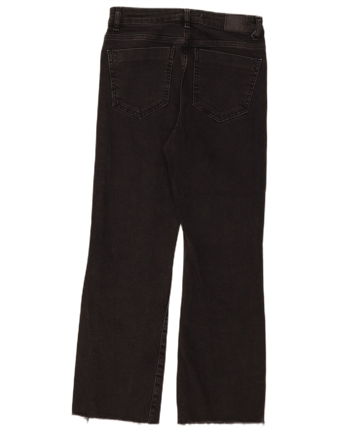Zara Womens Straight Jeans EU 38 Small W28 L26 Black