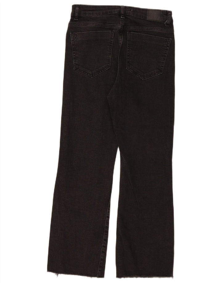 Zara Womens Straight Jeans EU 38 Small W28 L26 Black