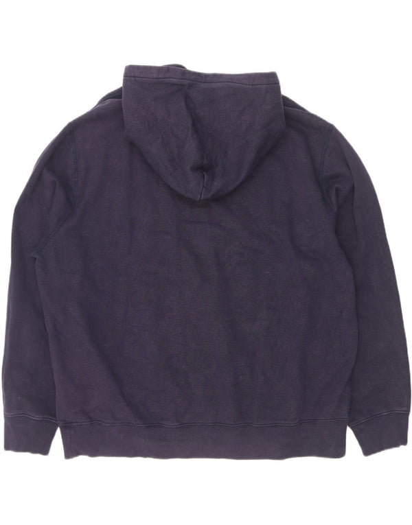 Polo Ralph Lauren Mens Hoodie Jumper 2XL Navy Blue Cotton