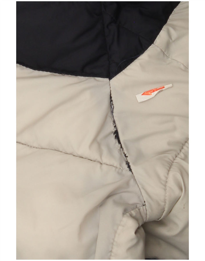 Tommy Hilfiger Mens Hooded Padded Jacket UK 36 Small Multicoloured Nylon