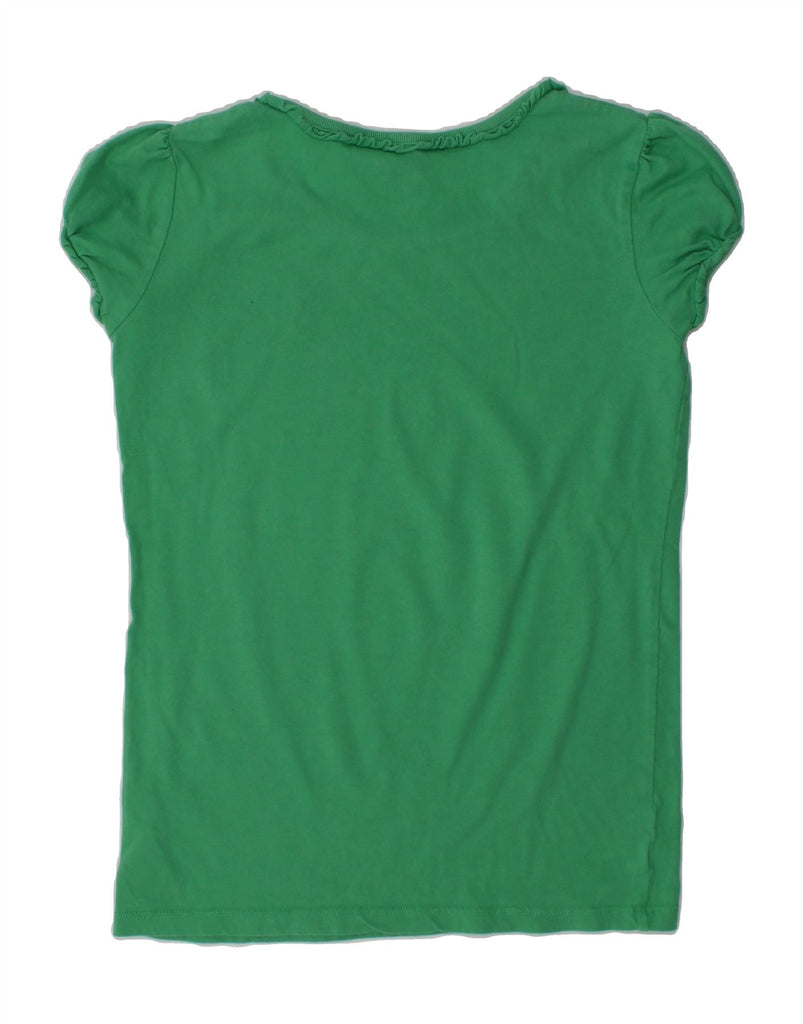 POLO RALPH LAUREN Girls T-Shirt Top 8-9 Years Medium Green Cotton | Vintage Polo Ralph Lauren | Thrift | Second-Hand Polo Ralph Lauren | Used Clothing | Messina Hembry 