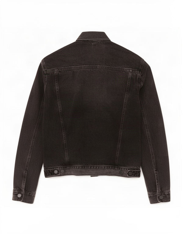 Gap Mens Denim Jacket UK 36 Small Black Cotton