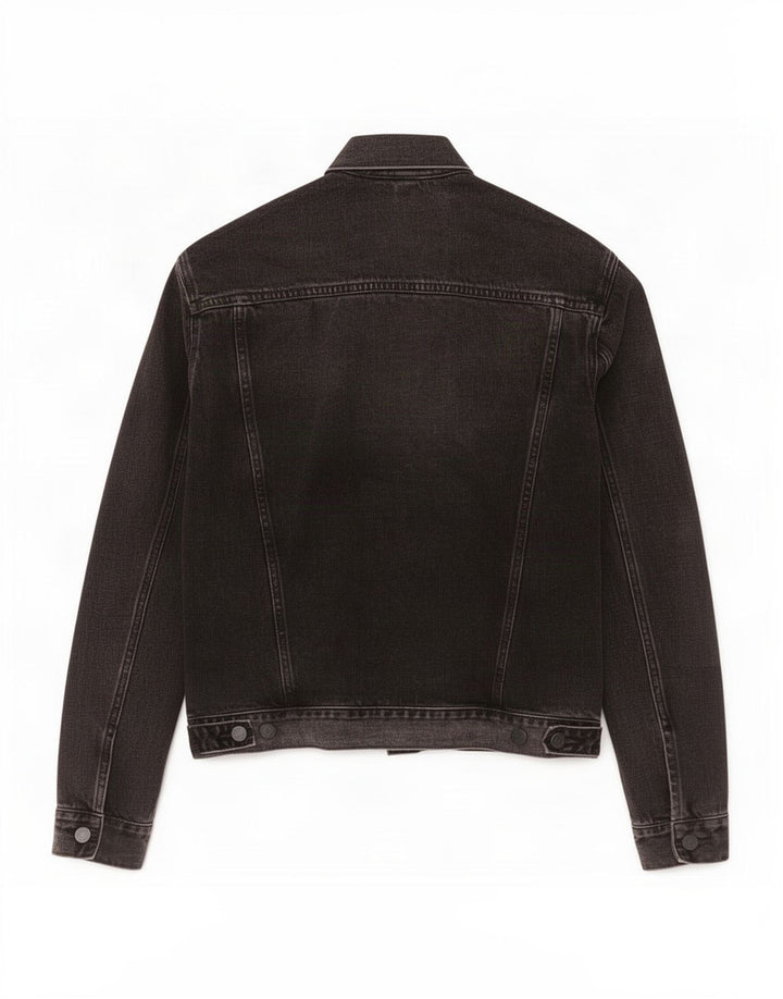 Gap Mens Denim Jacket UK 36 Small Black Cotton