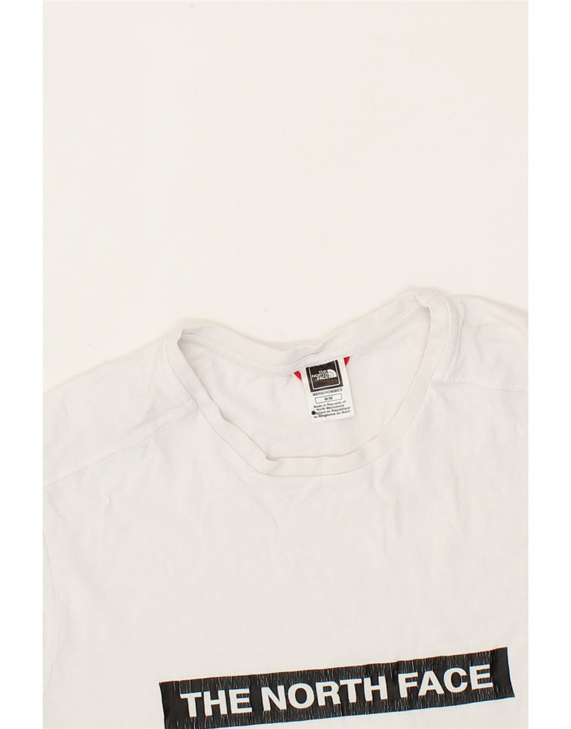 THE NORTH FACE Mens Graphic T-Shirt Top Medium White Cotton Vintage The North Face and Second-Hand The North Face from Messina Hembry 