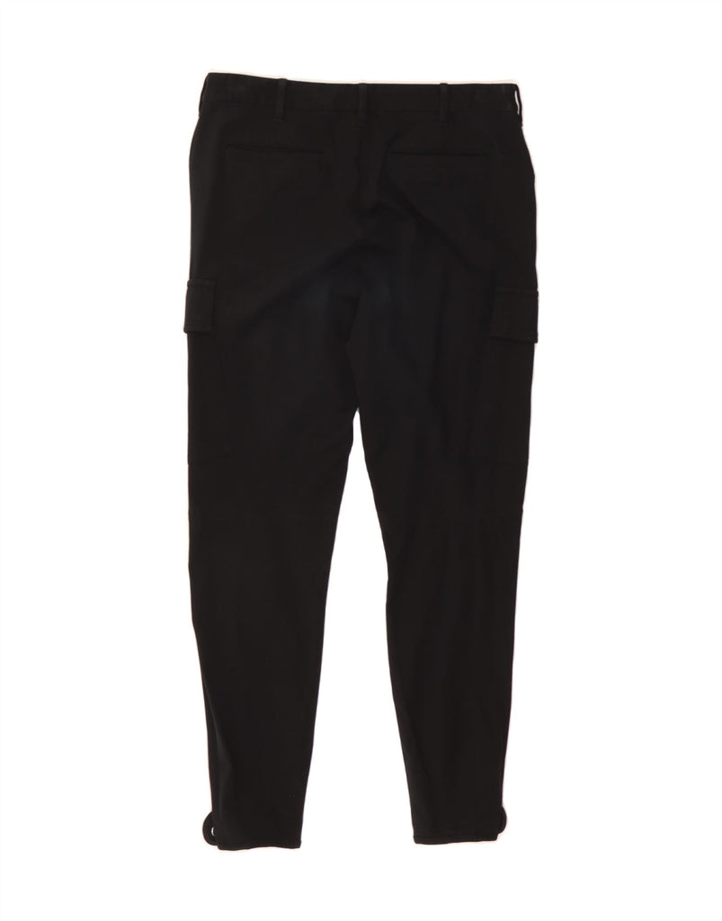 RALPH LAUREN Womens Slim Cargo Trousers US 8 Medium W32 L26 Black Cotton Vintage Ralph Lauren and Second-Hand Ralph Lauren from Messina Hembry 