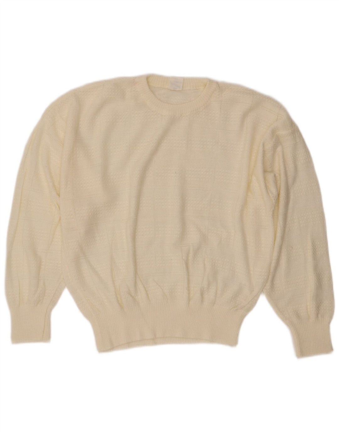Apart Womens Crew Neck Jumper Sweater EU 44 XL Off White
