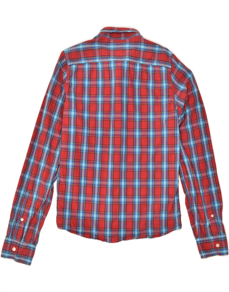 HOLLISTER Mens Shirt Medium Red Check Cotton | Vintage Hollister | Thrift | Second-Hand Hollister | Used Clothing | Messina Hembry 