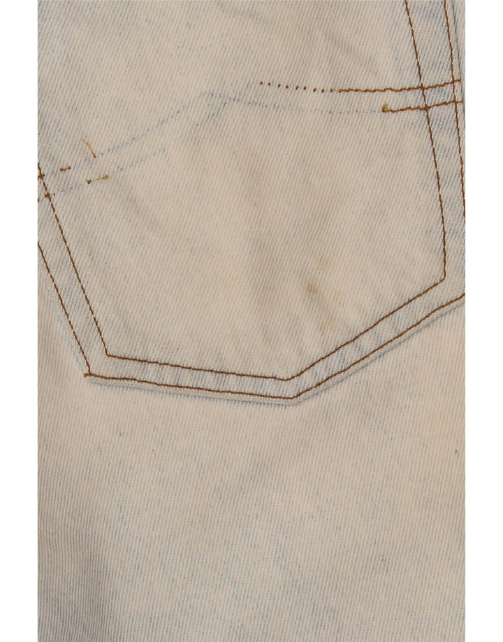 Casucci Mens Graphic Denim Shorts W30 Medium Blue