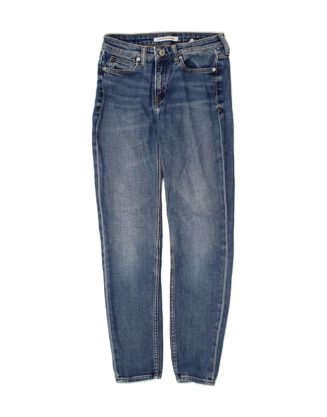 CALVIN KLEIN Womens Slim Jeans W26 L30 Blue Cotton Vintage Calvin Klein and Second-Hand Calvin Klein from Messina Hembry 