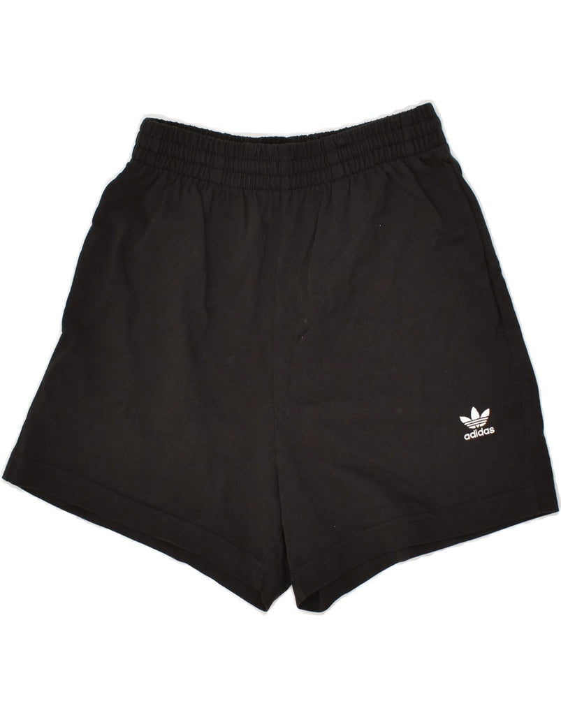 ADIDAS Womens Sport Shorts UK 6 XS Black Cotton Vintage Adidas and Second-Hand Adidas from Messina Hembry 