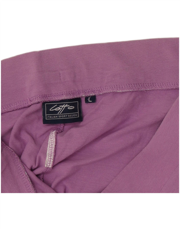 Lotto Womens Sport Shorts UK 14 Large  Pink