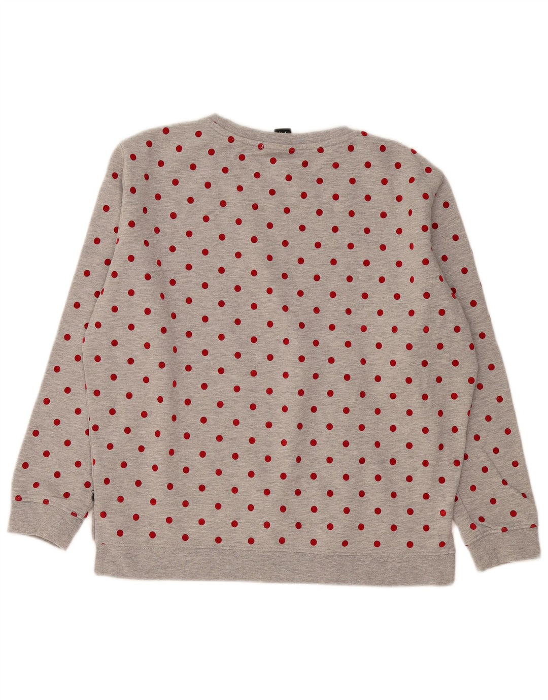 SCOTCH & SODA Womens Oversized Sweatshirt Jumper US 1 XS Grey Polka Dot