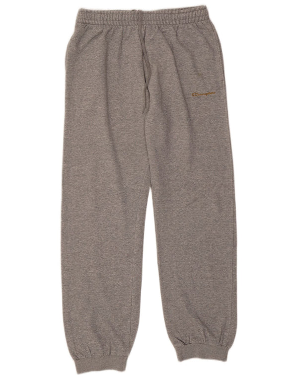Champion Mens Tracksuit Trousers Joggers XL Grey Flecked Cotton