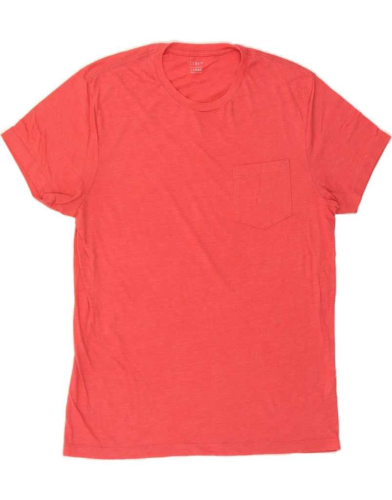 J. CREW Womens T-Shirt Top UK 16 Large Pink Cotton Vintage J. Crew and Second-Hand J. Crew from Messina Hembry 