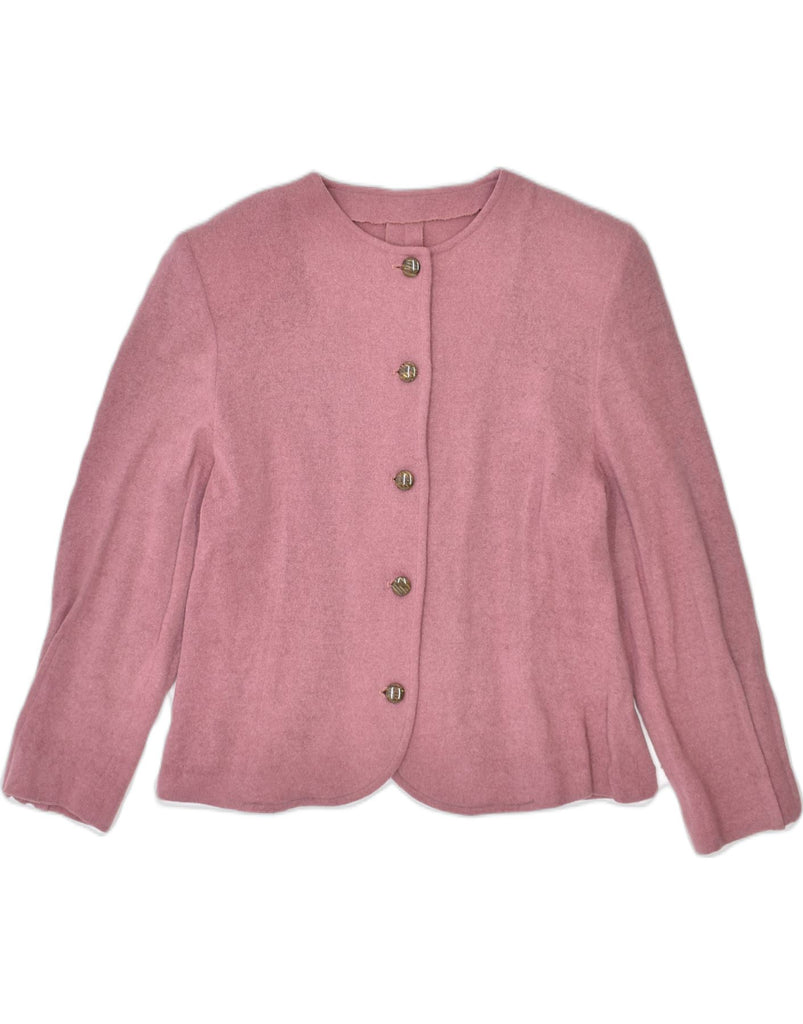 VINTAGE Womens Cardigan Sweater UK 12 Medium Pink | Vintage | Thrift | Second-Hand | Used Clothing | Messina Hembry 