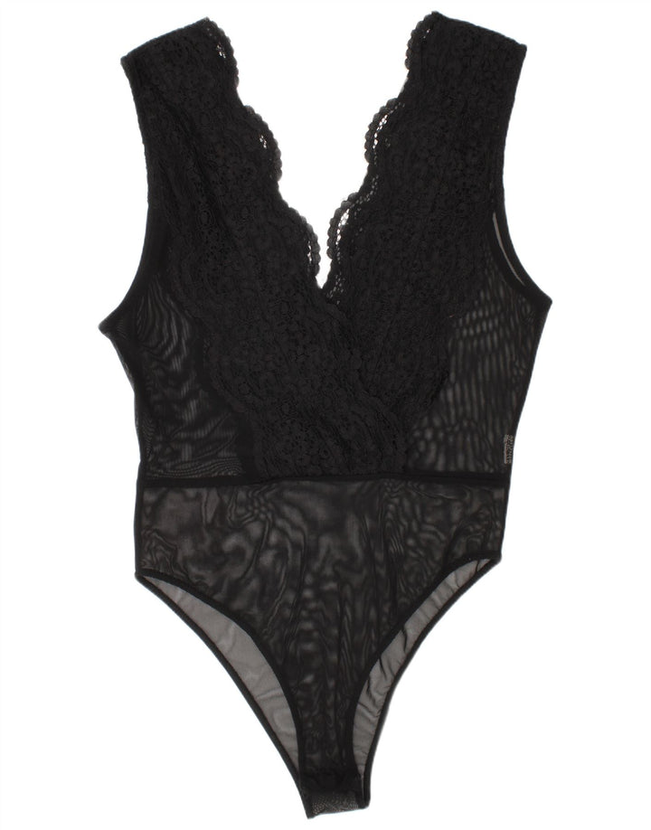 Zara Womens Bodysuit Small Black