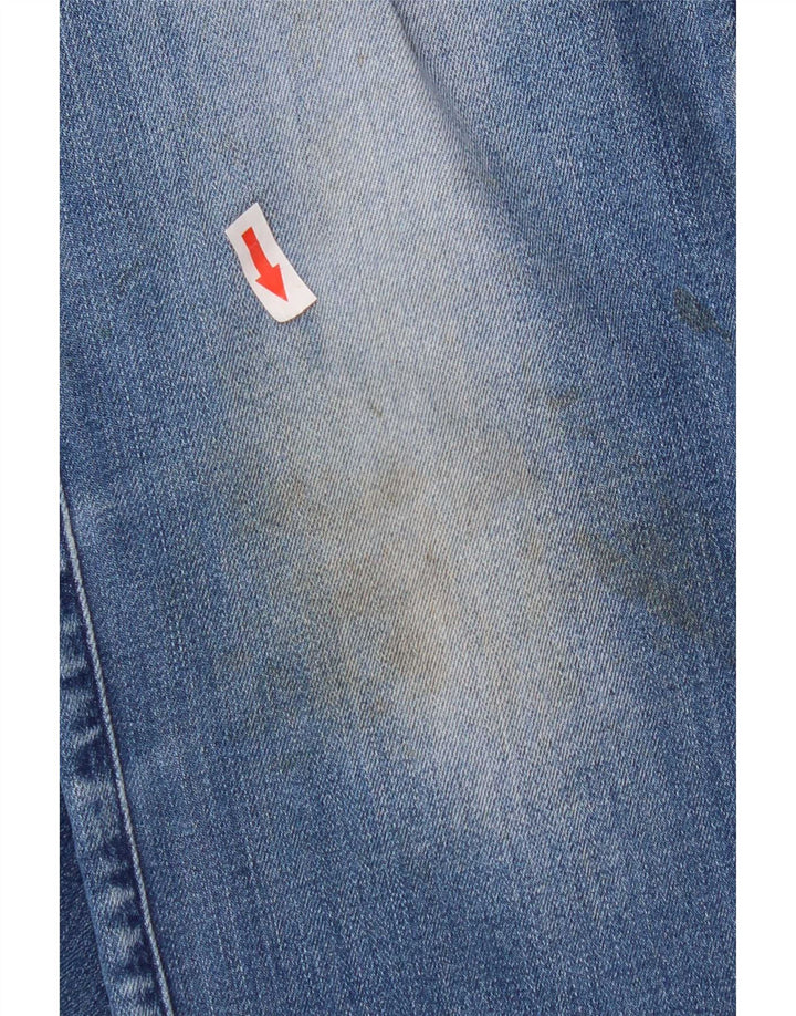 Lee Womens Marion Straight Jeans W30 L31 Blue Cotton