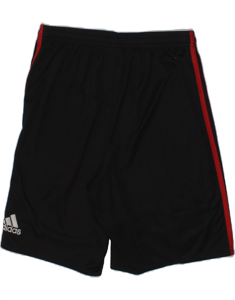 ADIDAS Boys Graphic Sport Shorts 13-14 Years Black Polyester | Vintage Adidas | Thrift | Second-Hand Adidas | Used Clothing | Messina Hembry 