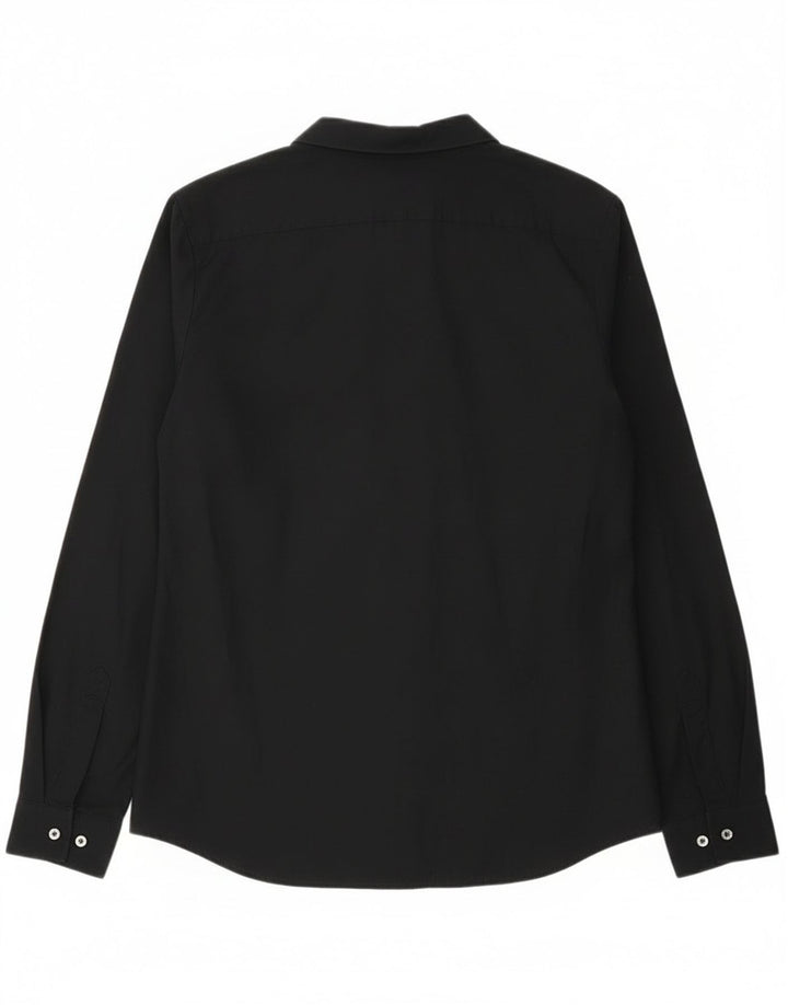 Calvin Klein Jeans Womens Shirt UK 14 Large Black