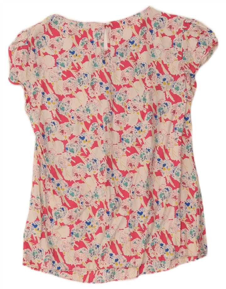 Boden Womens Blouse Top UK 10 Small Multicoloured Floral Viscose