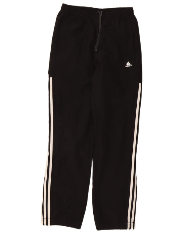 Adidas Mens Tracksuit Trousers Small Black Polyester