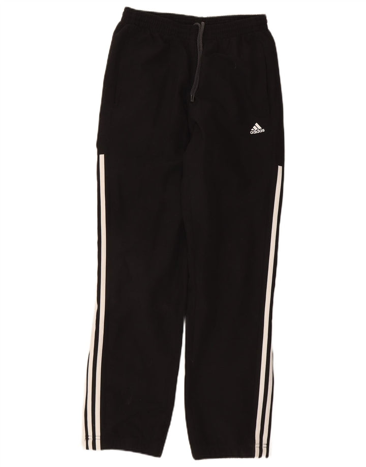 Adidas Mens Tracksuit Trousers Small Black Polyester