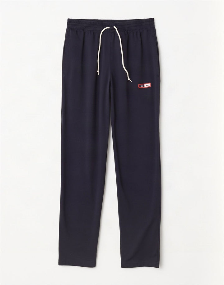 Adidas Mens Tracksuit Trousers Medium Navy Blue Polyester