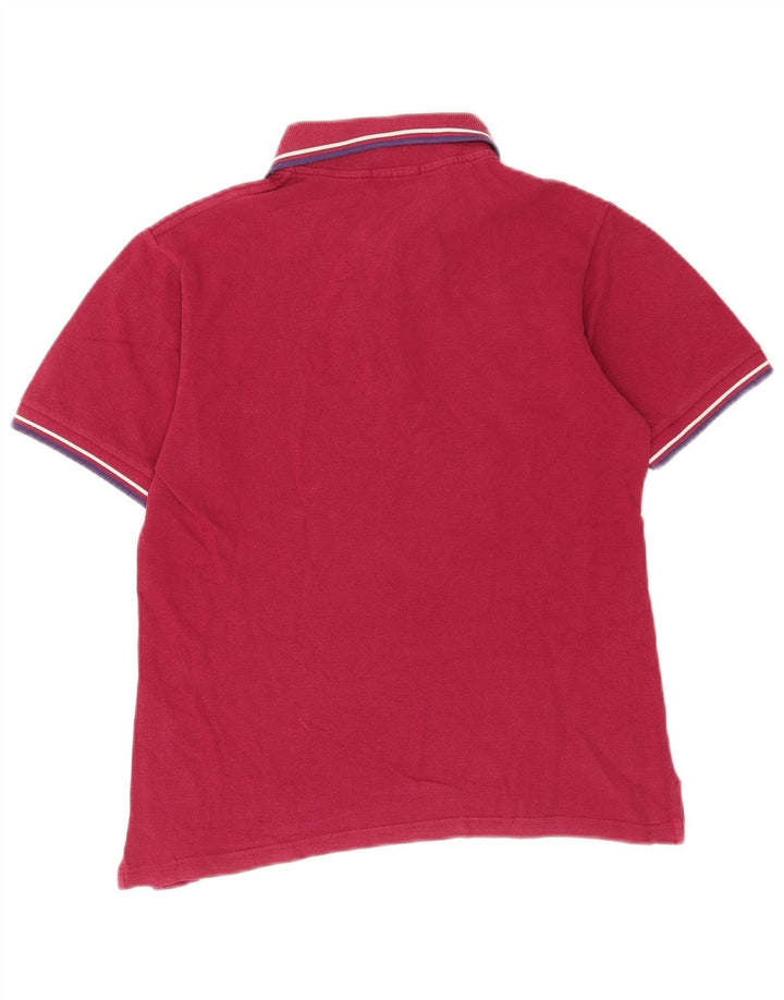 Fred Perry Mens Polo Shirt Small Pink Cotton