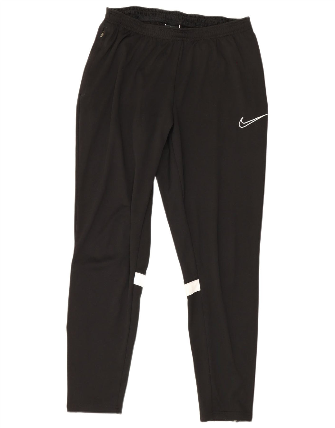 Nike Mens Dri Fit Tracksuit Trousers Large  Black Colourblock Polyester
