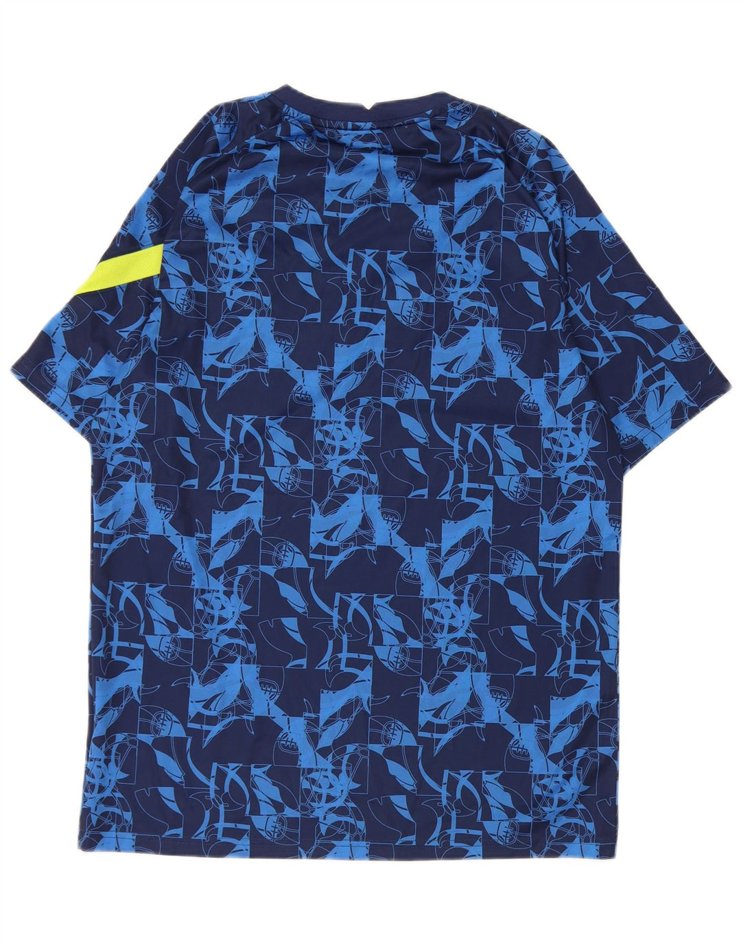 Nike Mens Tottenham Hotspur T-Shirt Top Large Navy Blue Geometric
