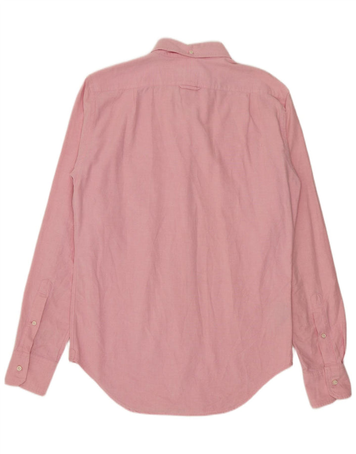 BOGGI Mens Milano Shirt Small Pink Cotton
