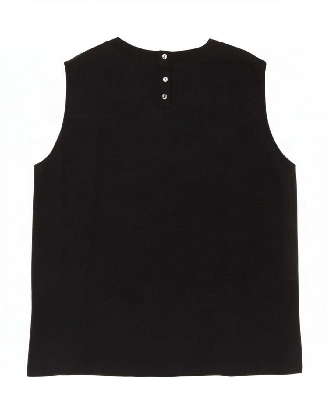 Max Mara Womens Weekend Sleeveless Blouse Top UK 16 Large Black